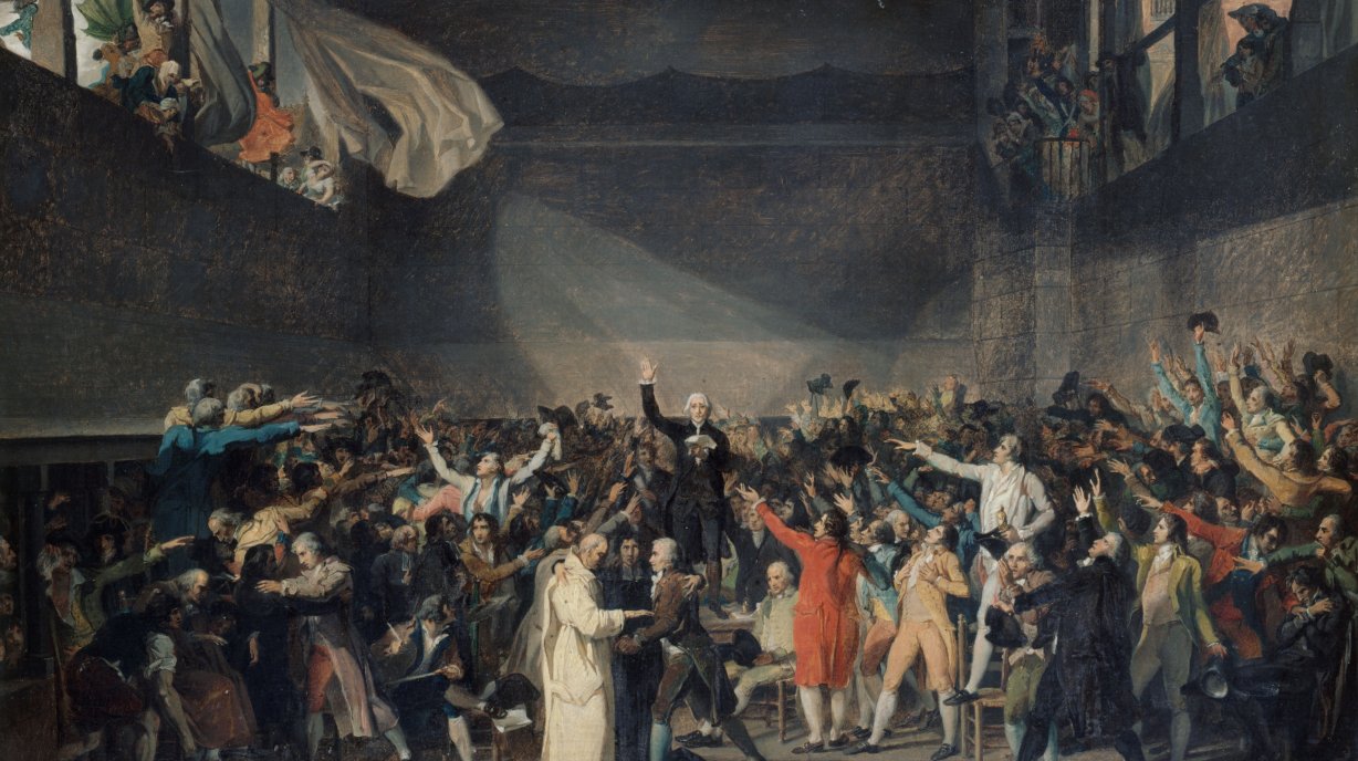 The oath of the Jeu de Paume on June 20, 1789 © Jacques-Louis David / Musée Carnavalet
