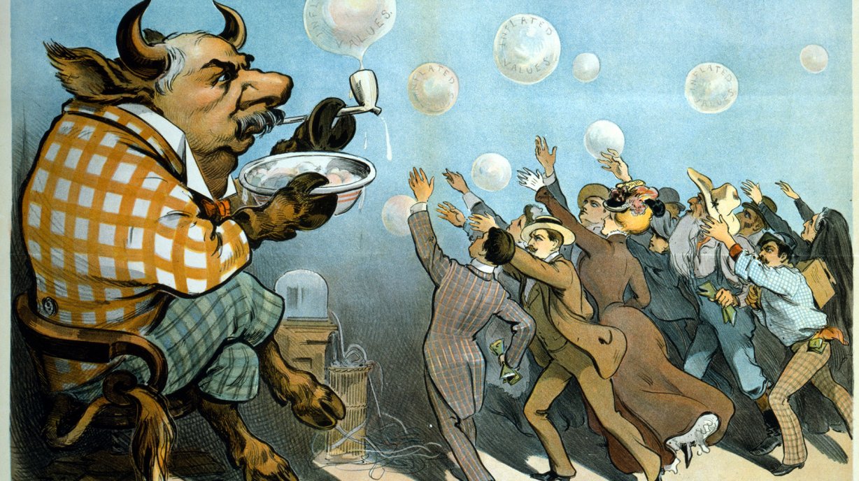 "Wall street bubbles - always the same", par Udo Keppler (1901) -  ©DR