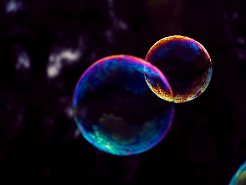 Photo of soap bubbles
