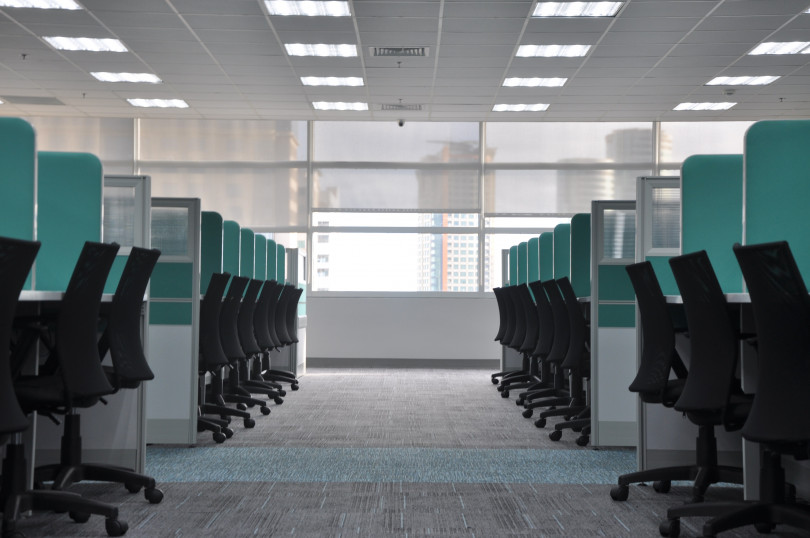 Picture of an empty firm, to emphasise the rising importance of homeworking