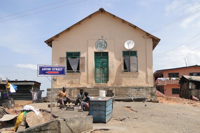 Picture of a pentecostal church in Ghana
