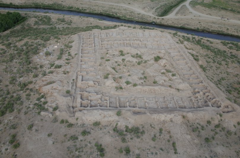 Paykend, Rabad est, caravansérail, 9è-12è siècles, © Rocco Rante