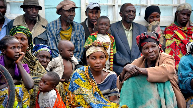 NU delegation in a displaced camp in DRC - Photo by United Nations on Flickr - CC BY-NC-ND 2.0