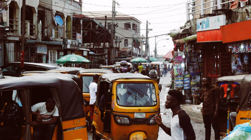 Street in Lagos, Nigeria