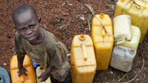 Un des déplacés du camp de Goma, fuyant les conflits au Nord Kivu (RDC) - Photo by United Nations on Flickr - CC BY-NC-ND 2.0