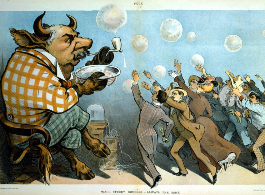 "Wall street bubbles - always the same", par Udo Keppler (1901) - ©DR